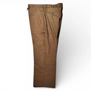 EXPRESS Wool Blend Slacks Altered Inseam Slim Cut Brown Dress Pants